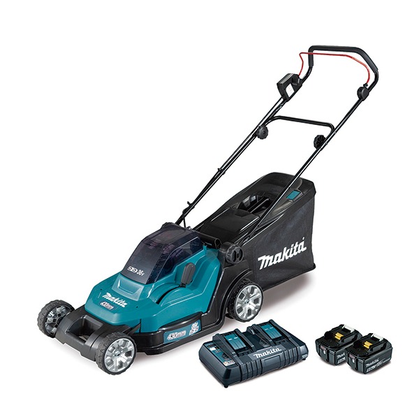 Cortacésped batería Makita DLM432CT2