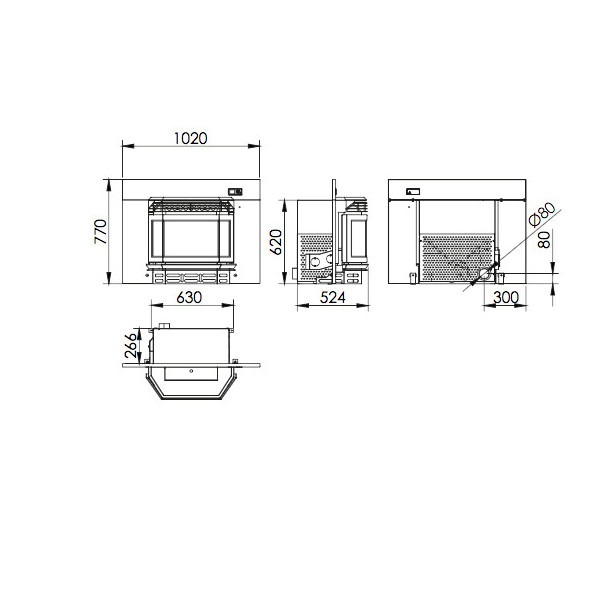 Estufa Ecoforest ECO I INSERT