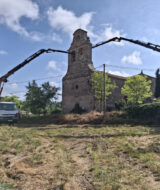 Trabajo de altura en un pueblo